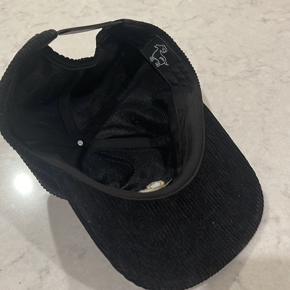 Goat Track Social club corduroy SnapBack hat black - Picture 6 of 8